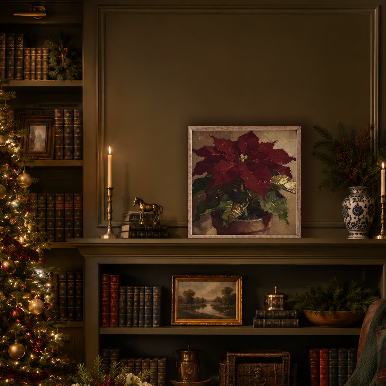 Dark Winter Poinsettia