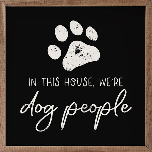 Dog People Paw Black