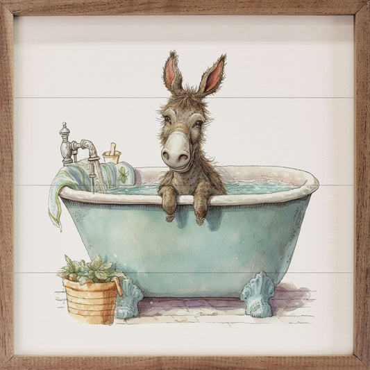 Donkey Green Tub White