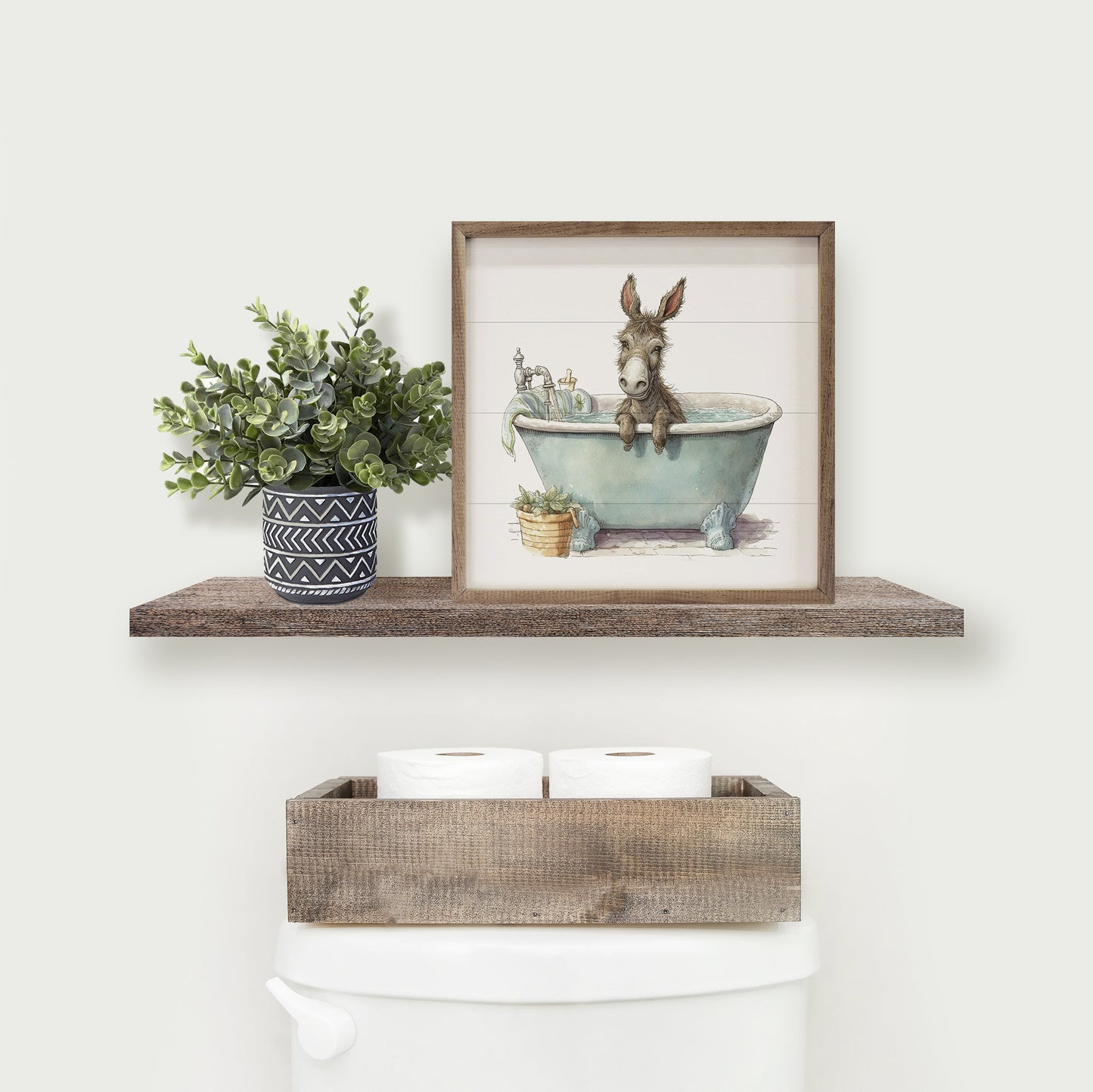 Donkey Green Tub White
