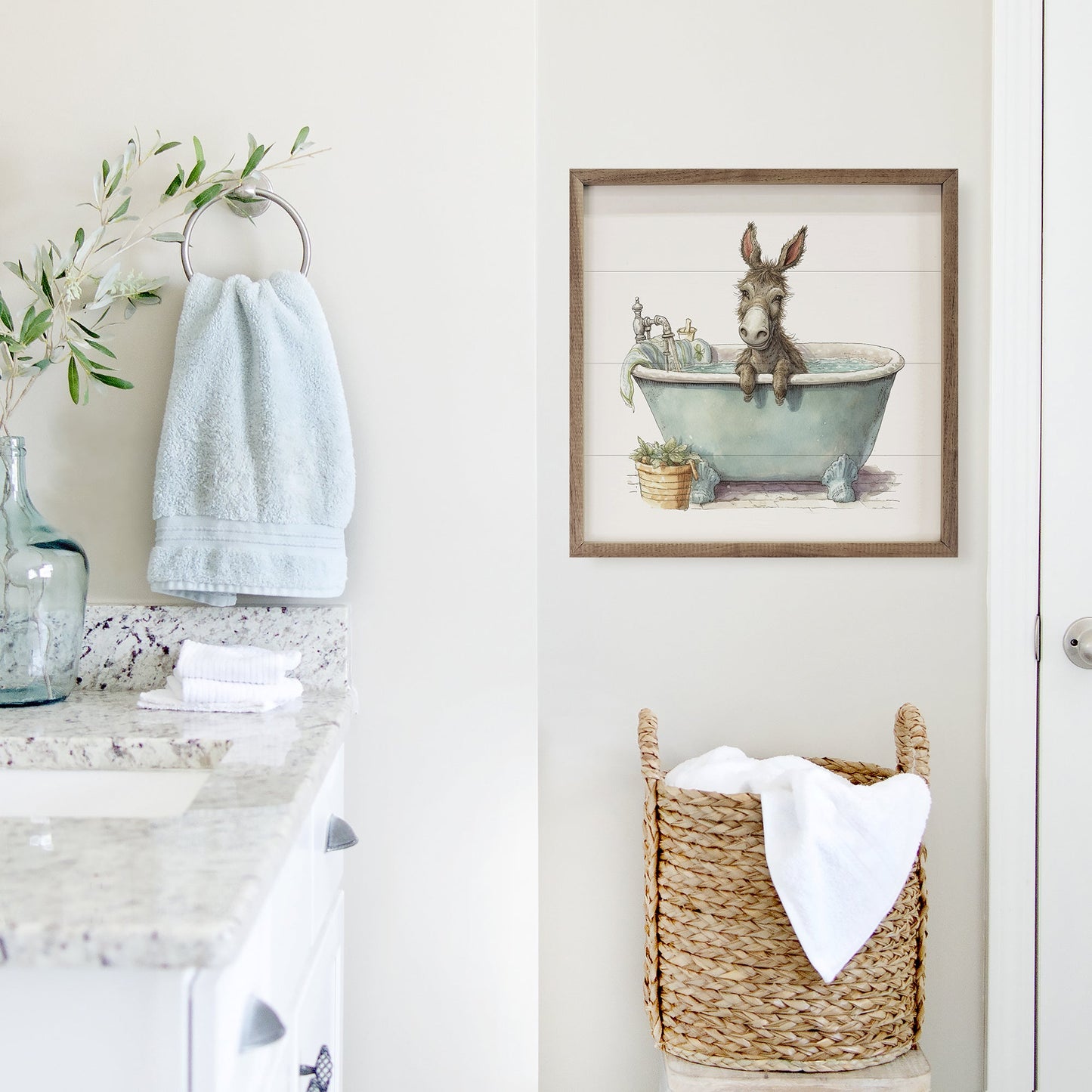 Donkey Green Tub White