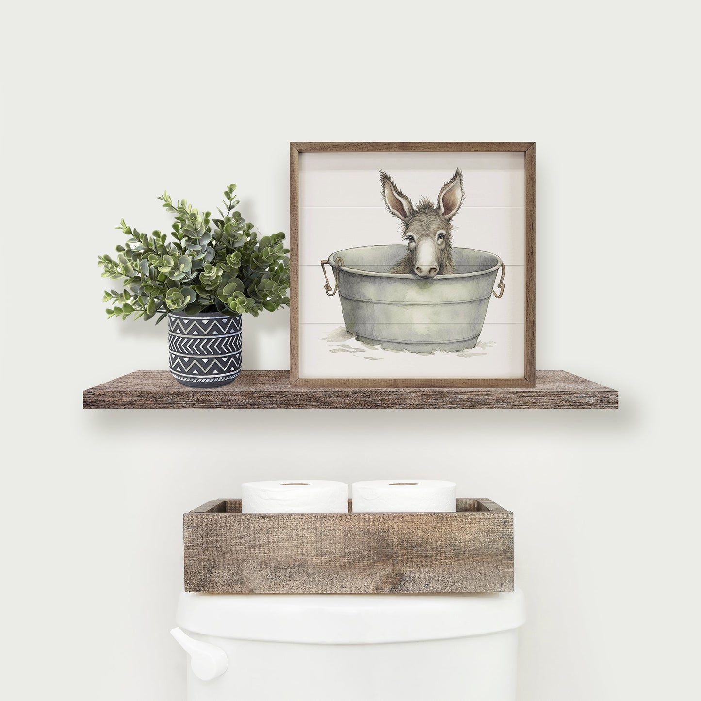 Donkey Metal Tub White