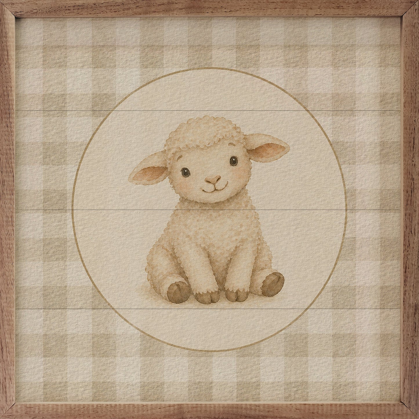 Farm Charm Check Sheep