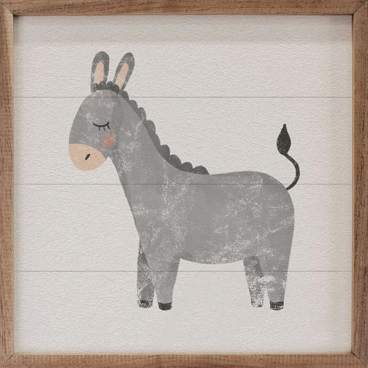 Farmland Donkey White