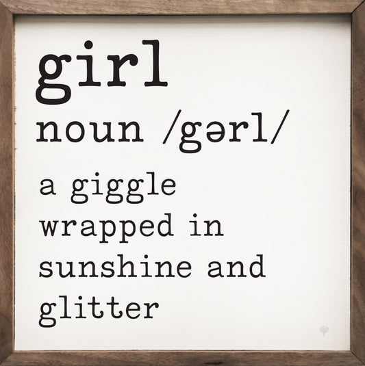 Girl Definition White