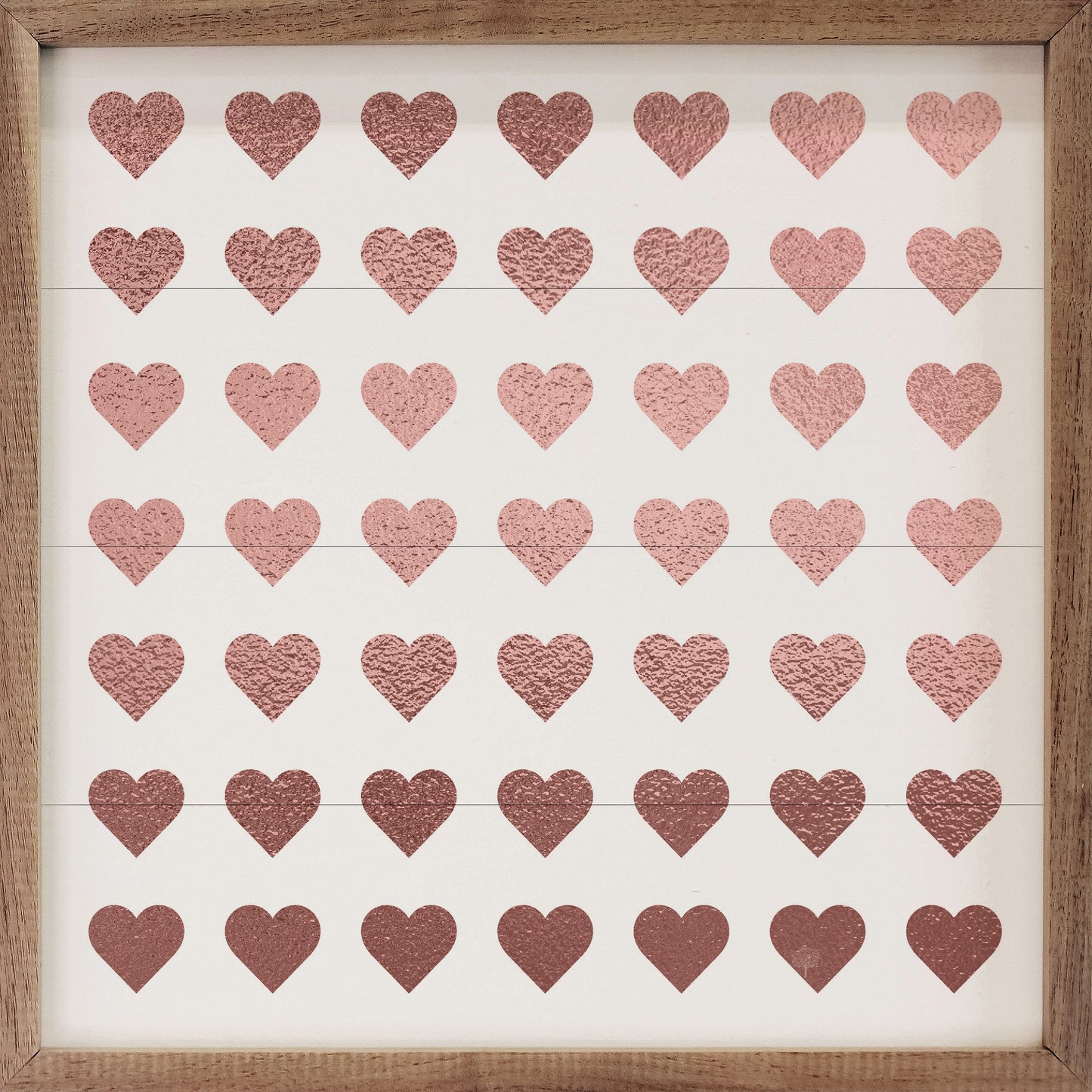 Glitter Pink Hearts White