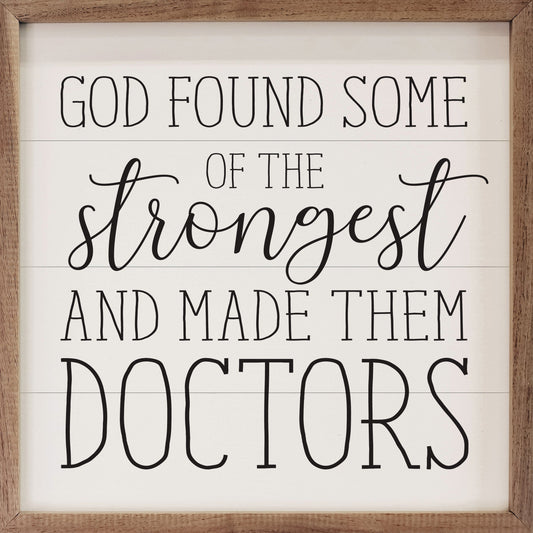 God Found Doctors White