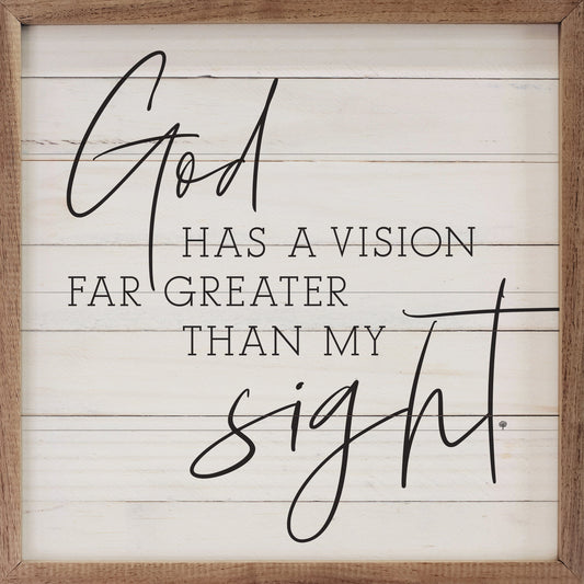 God Has A Vision Whitewash
