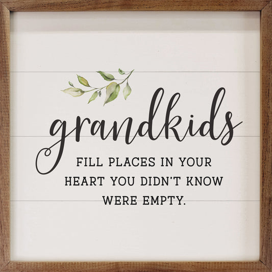Grandkids Greenery White