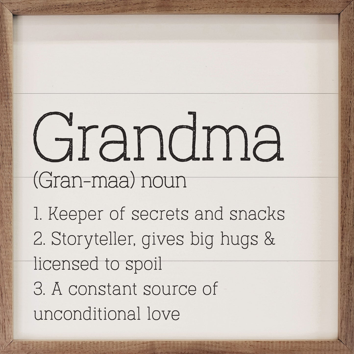 Grandma Definition White