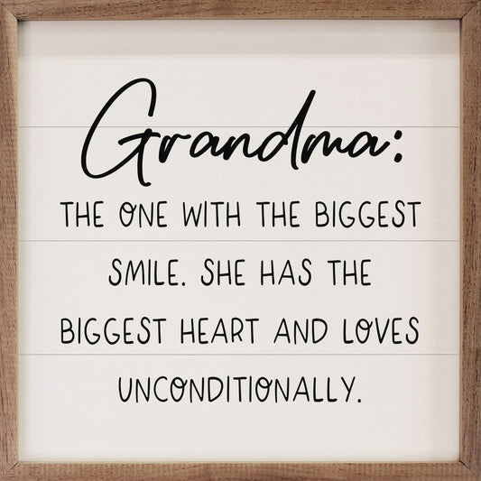 Grandma Loves Unconditionally White