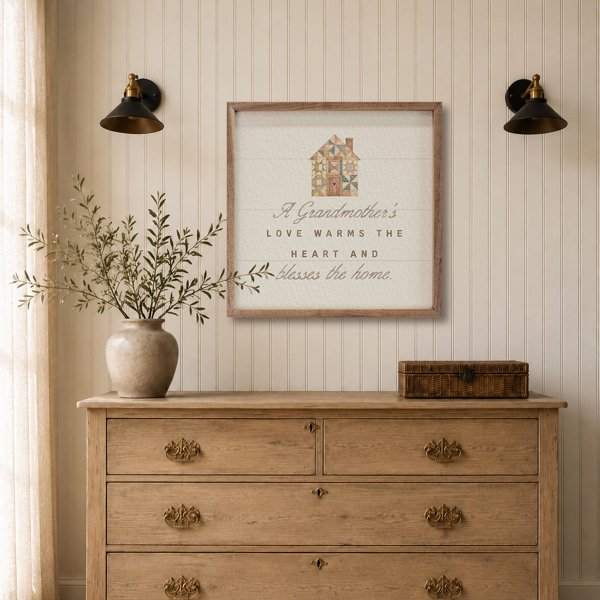 Grandmother Blesses The Home
