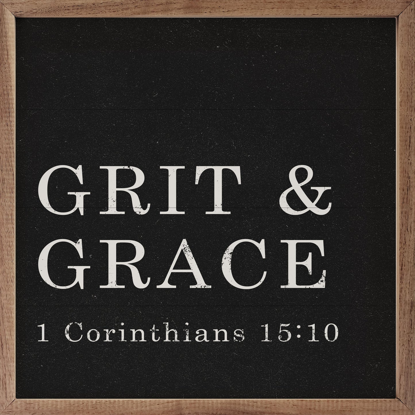 Grit And Grace 1 Corinthians 15 10 Black