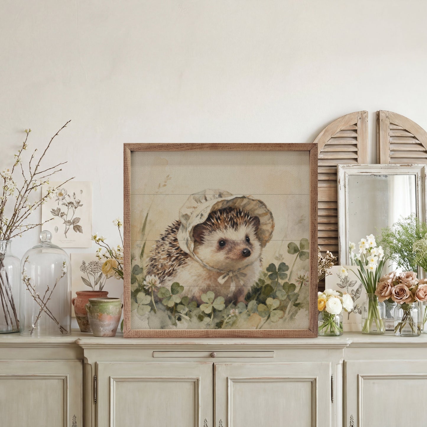 Hedgehog In Bonnet