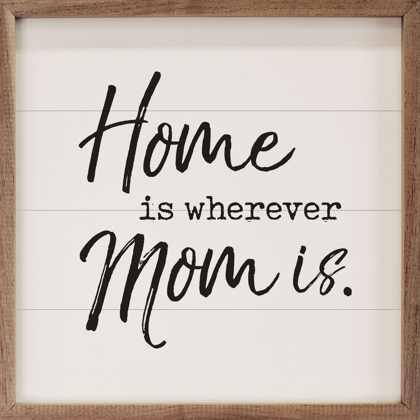 Home Is Wherever Mom Is White