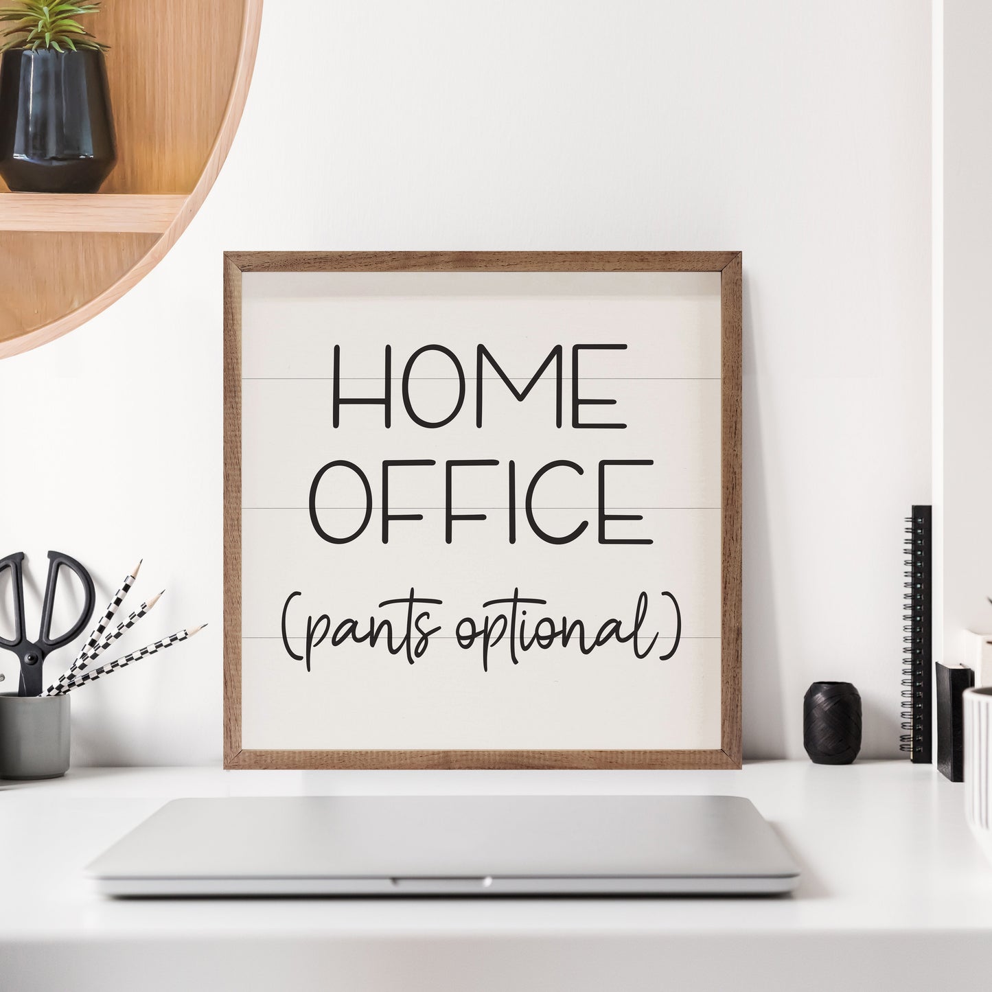 Home Office Pants Optional White