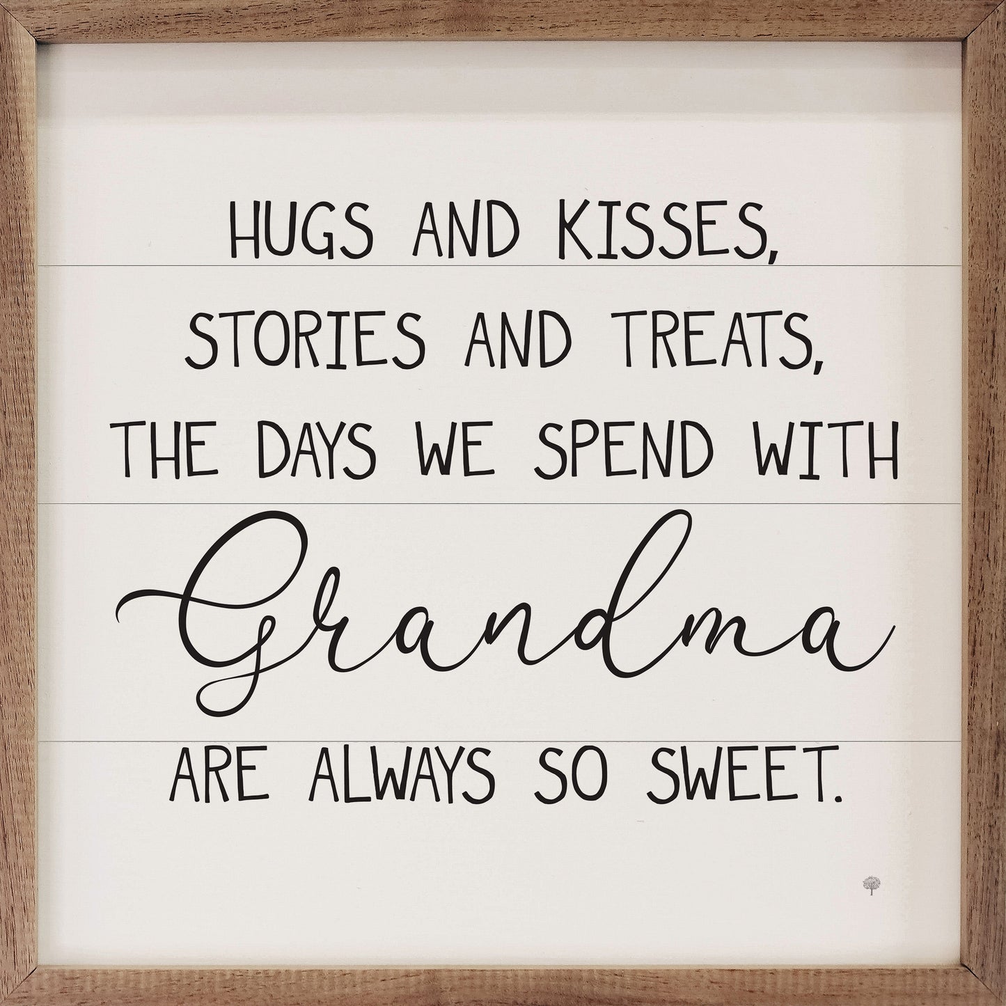 Hugs And Kisses Grandma White