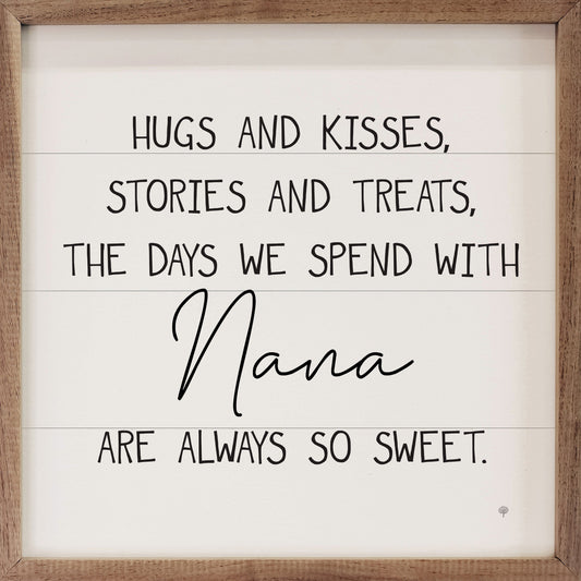Hugs And Kisses Nana White