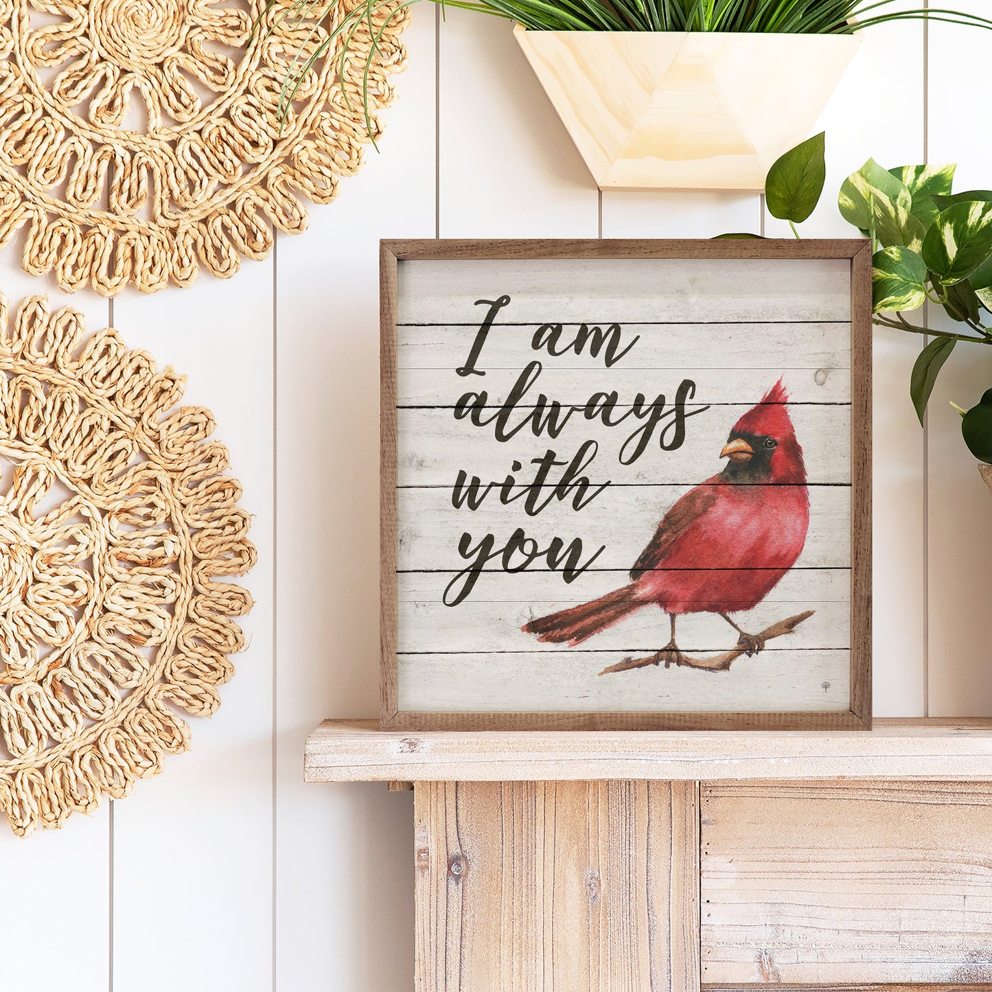 I Am Always With You Cardinal Whitewash