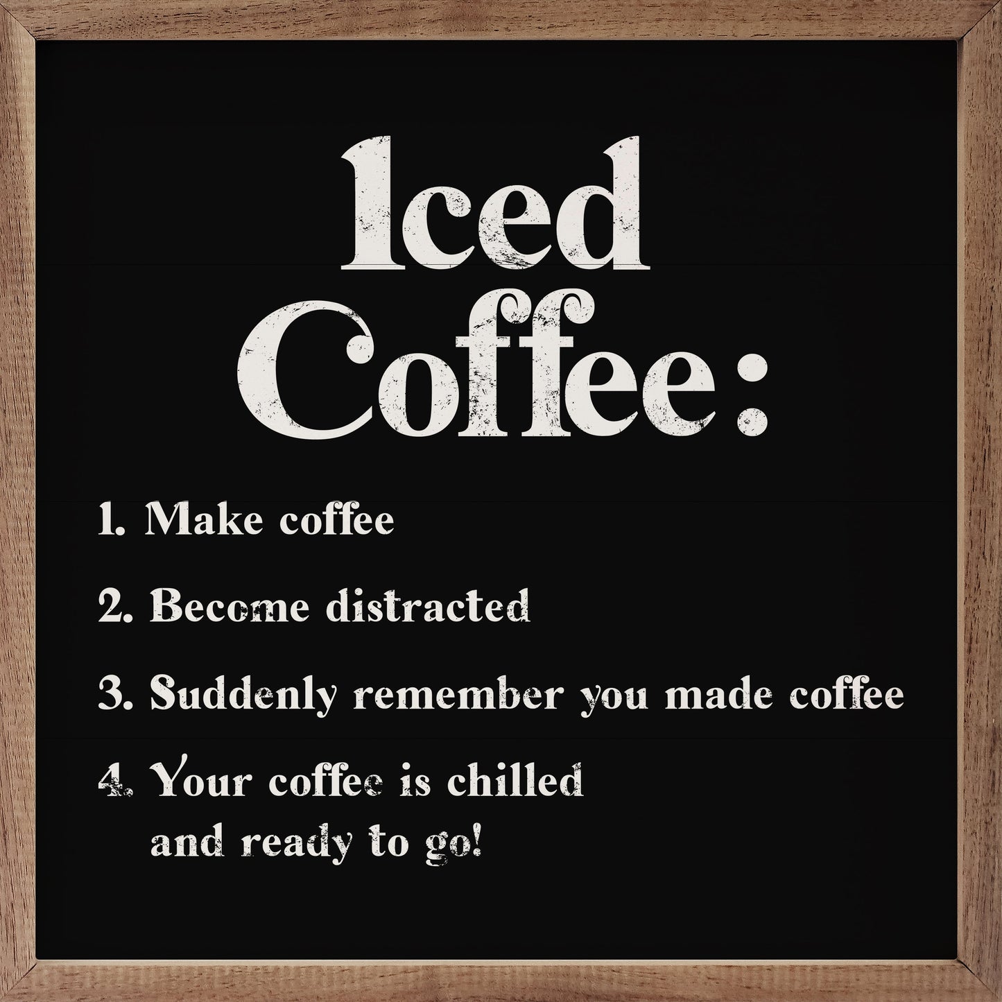 Iced Coffee Recipe Black