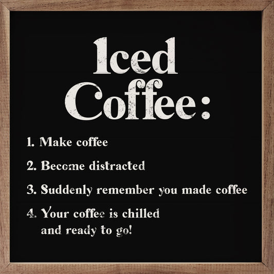 Iced Coffee Recipe Black