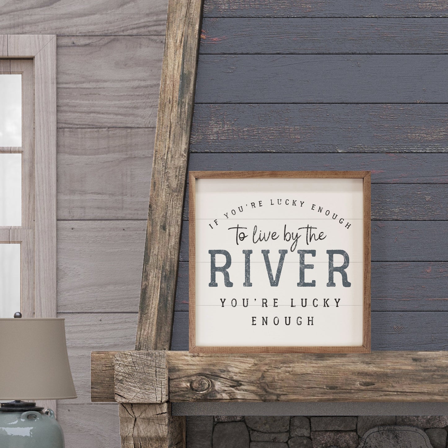 If You're Lucky Enough To Live By The River White