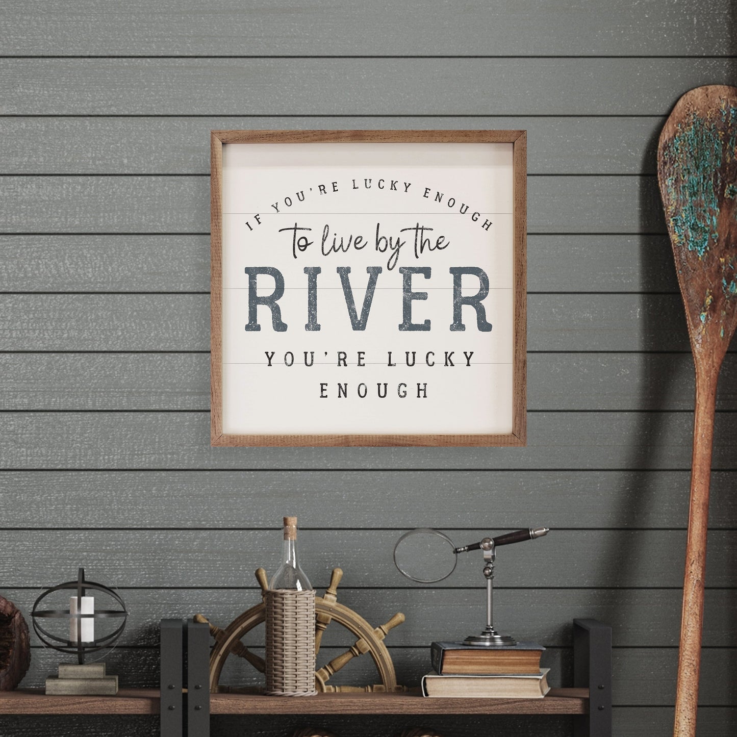 If You're Lucky Enough To Live By The River White
