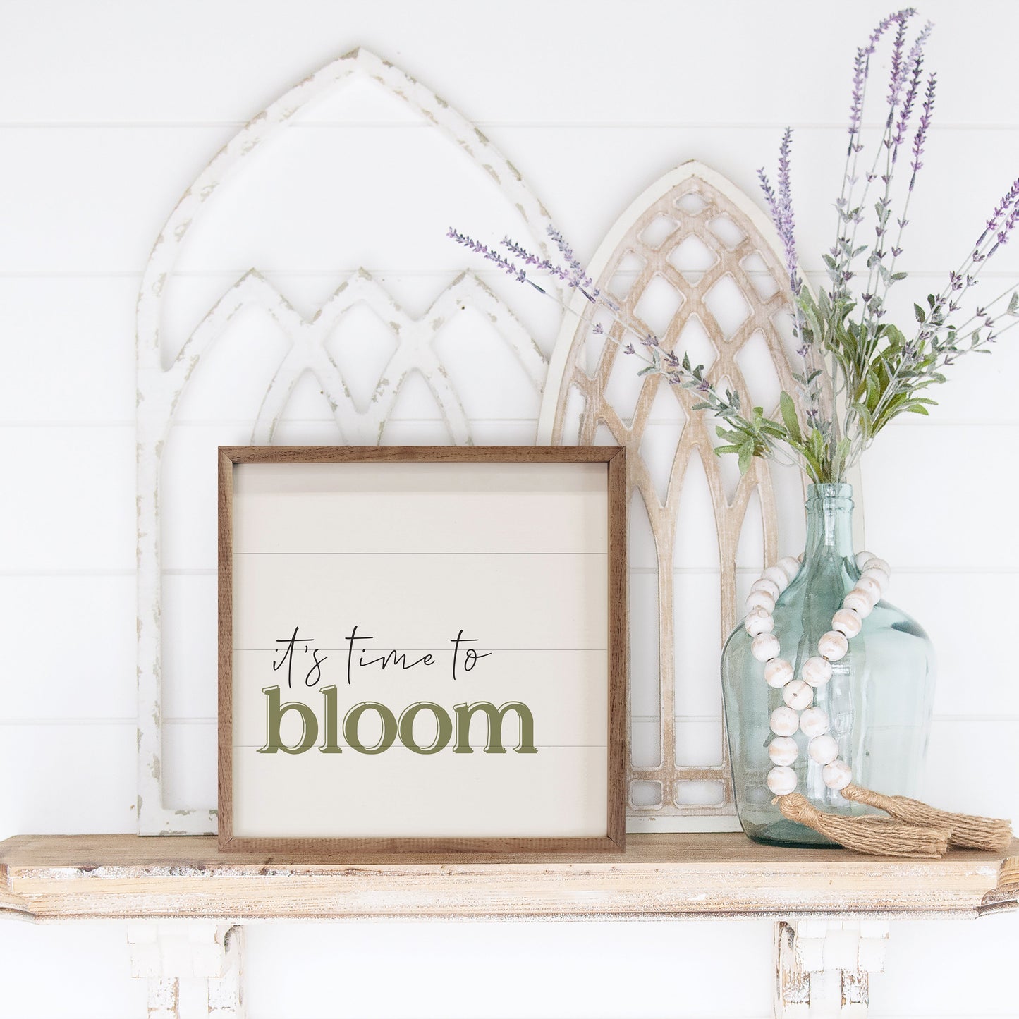 It's Time To Bloom White