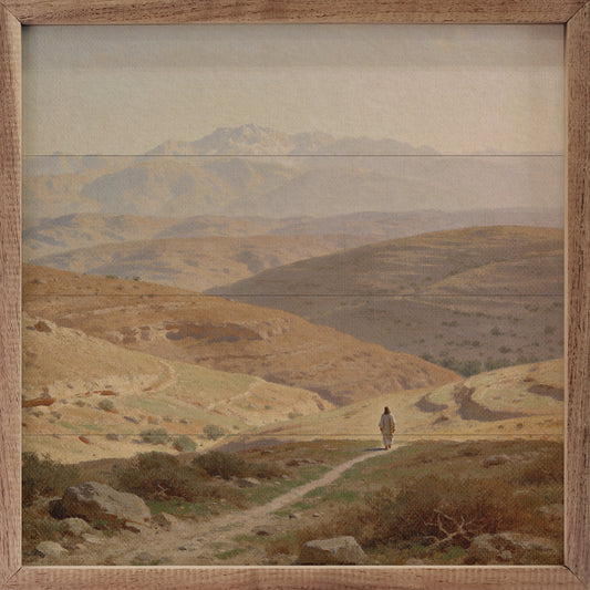 Jesus Along The Mountains