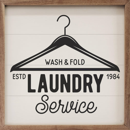 Laundry Service Hanger White