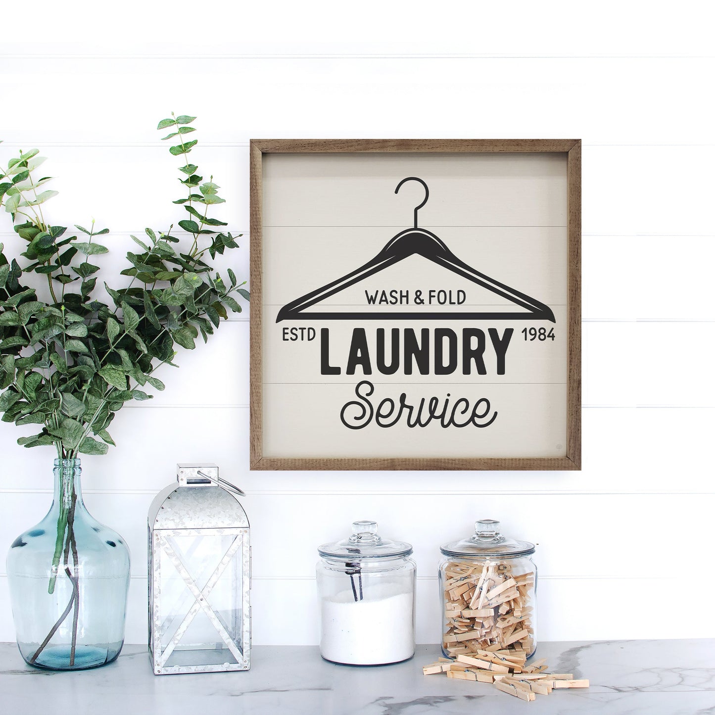 Laundry Service Hanger White