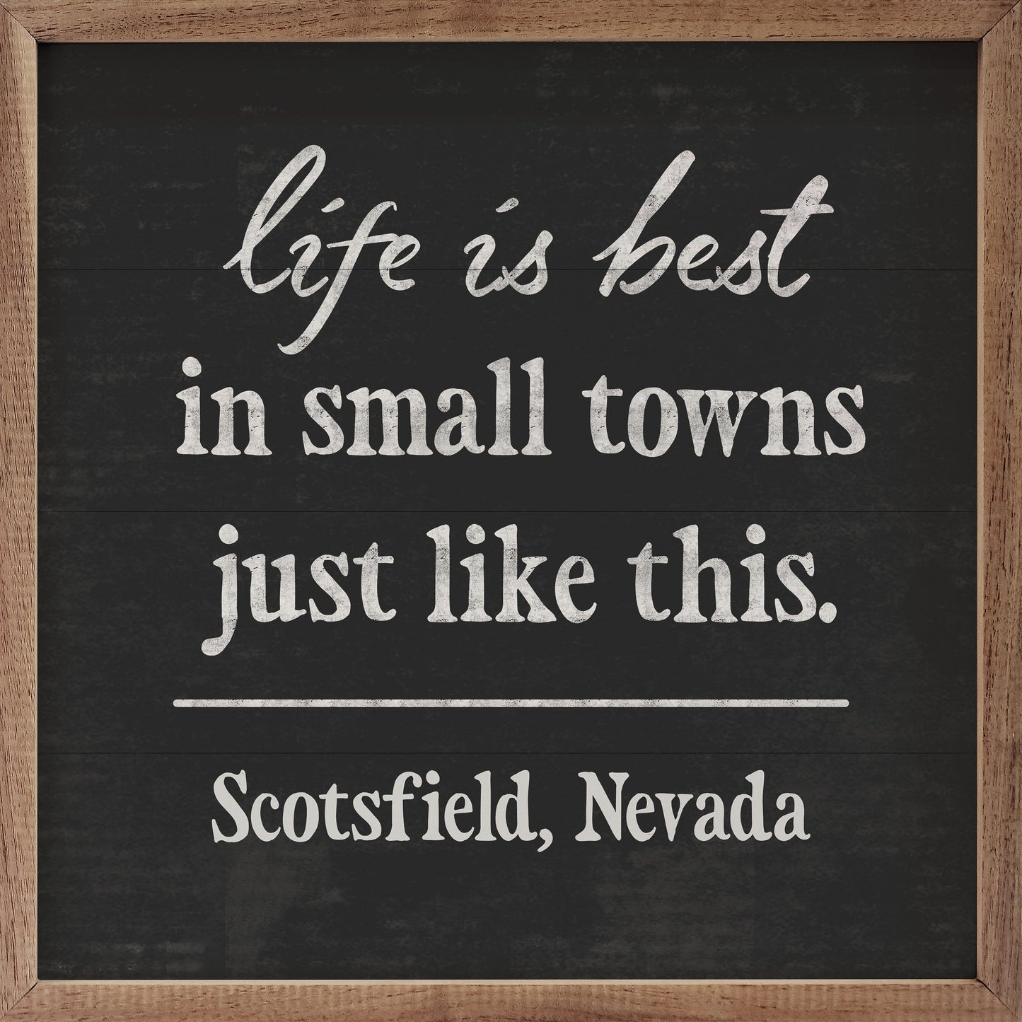 Life Is Best In Small Town Personalized