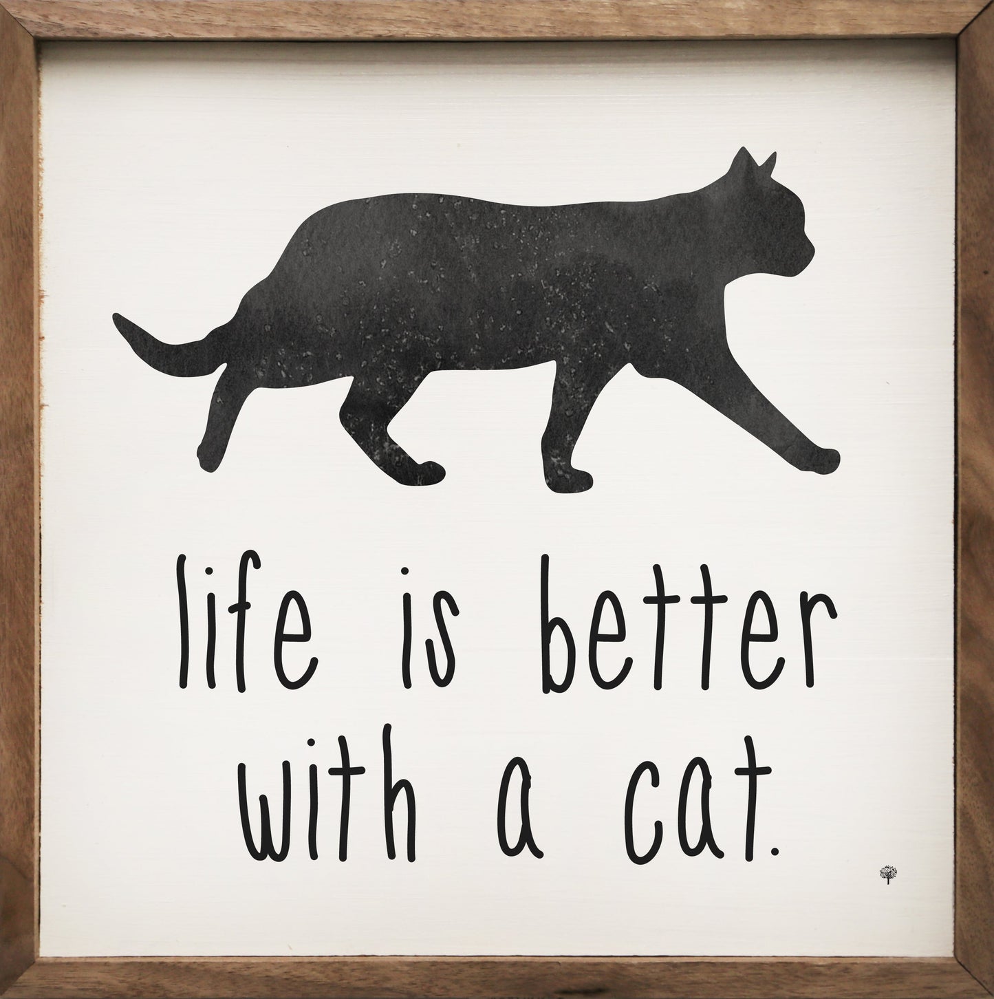 Life Is Better With A Cat White