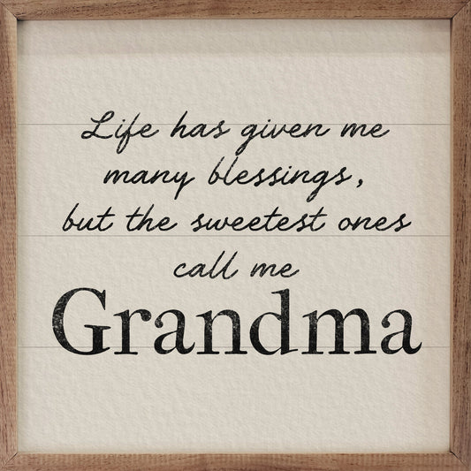 Life Many Blessings Grandma