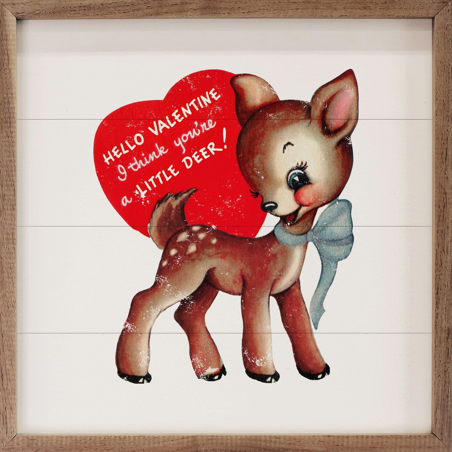 Little Deer Valentine White