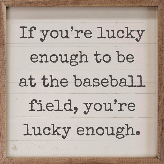 Lucky Enough Baseball Whitewash