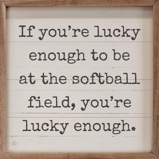 Lucky Enough Softball Whitewash