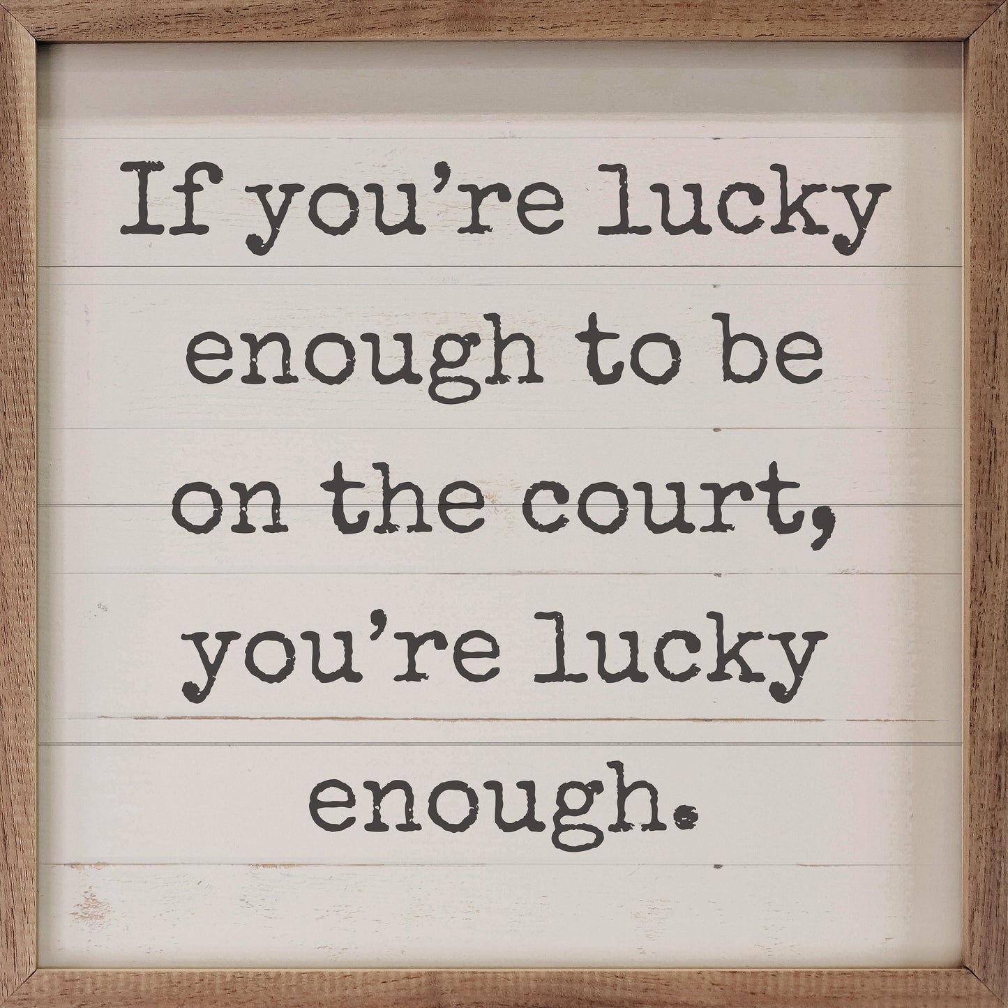 Lucky Enough Volleyball Whitewash