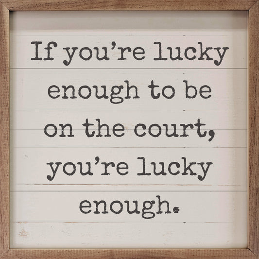 Lucky Enough Volleyball Whitewash