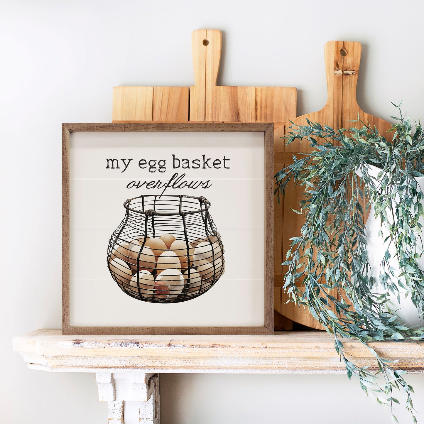 My Egg Basket White