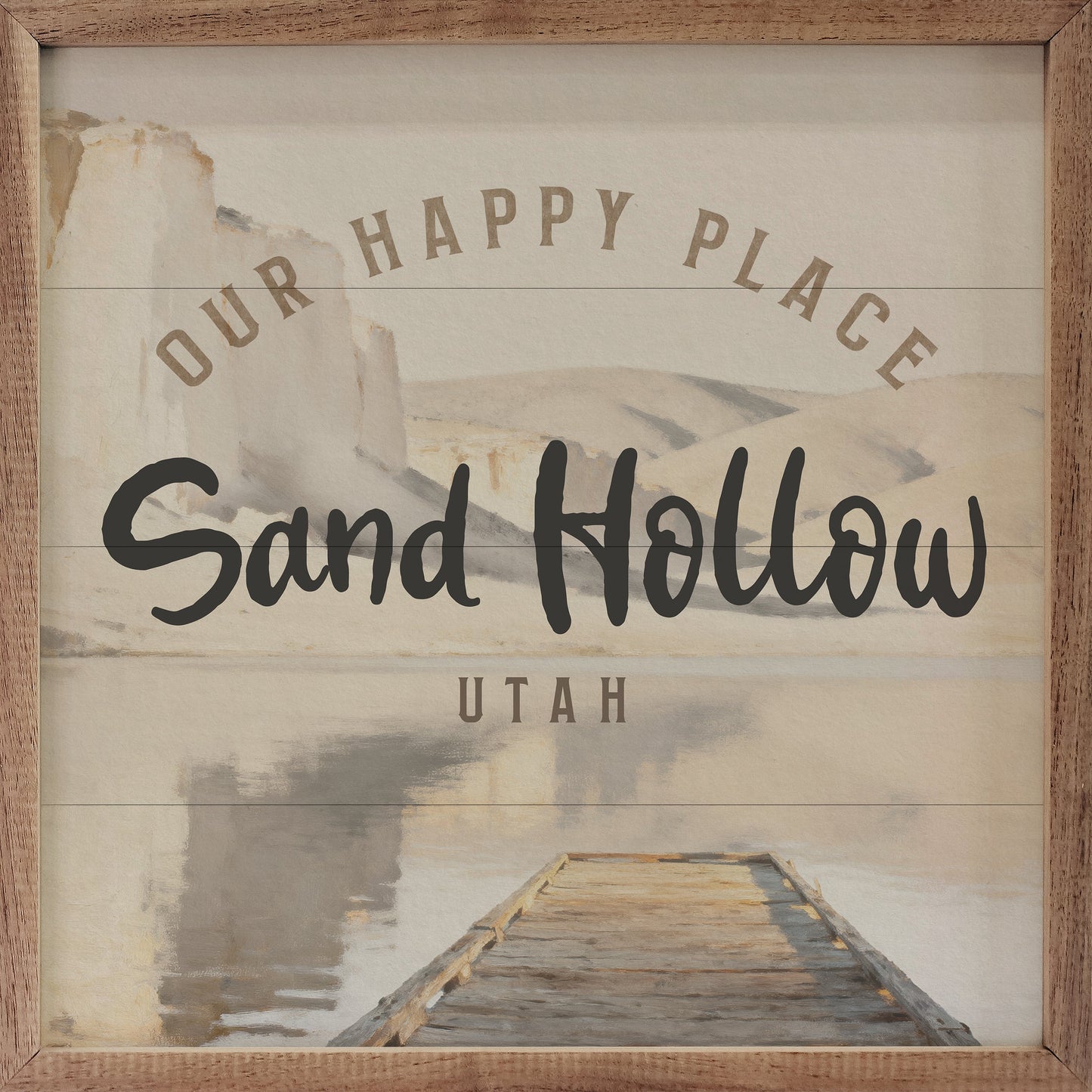 Our Happy Place Mountains Personalized