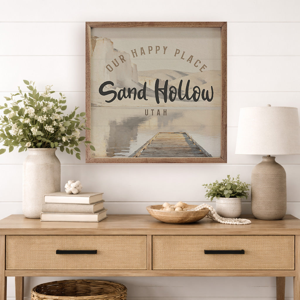 Our Happy Place Mountains Personalized