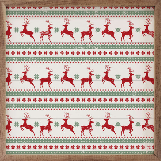 Pattern Christmas Reindeer