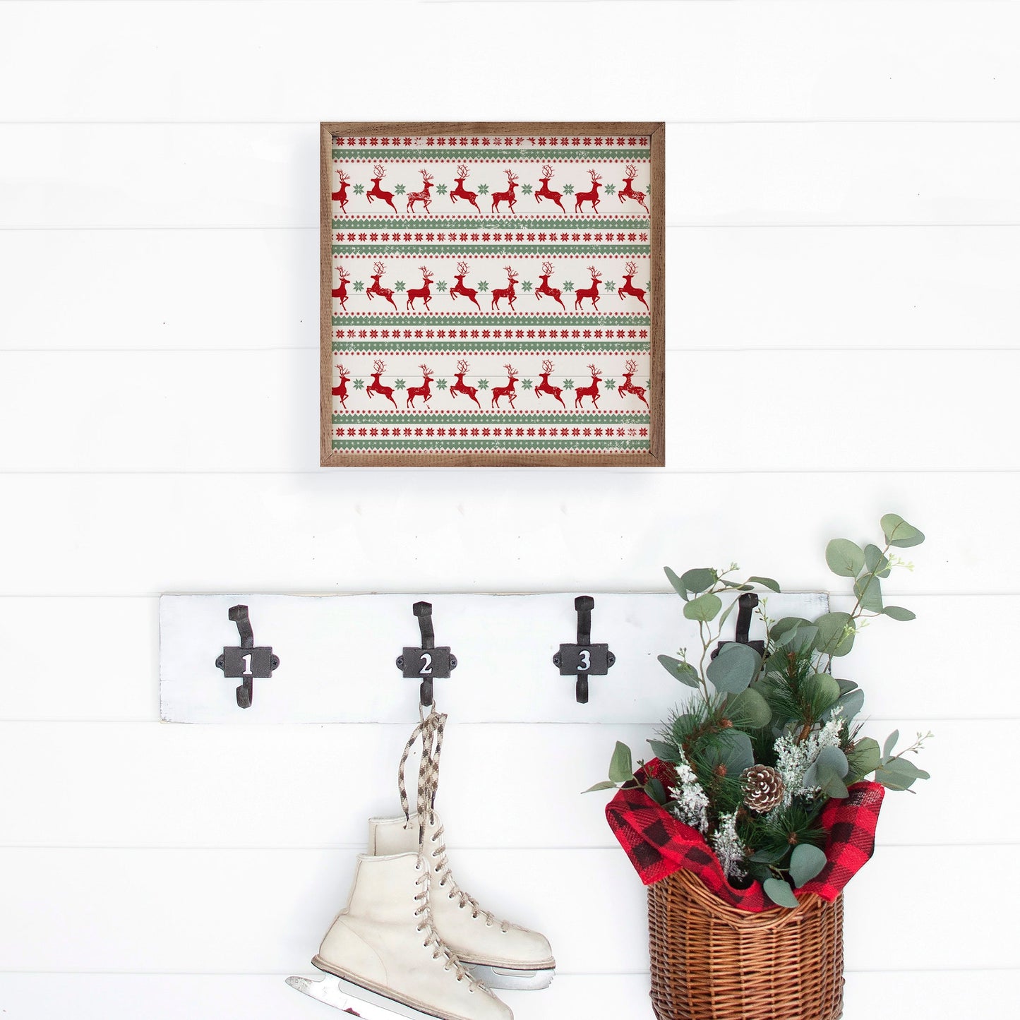 Pattern Christmas Reindeer