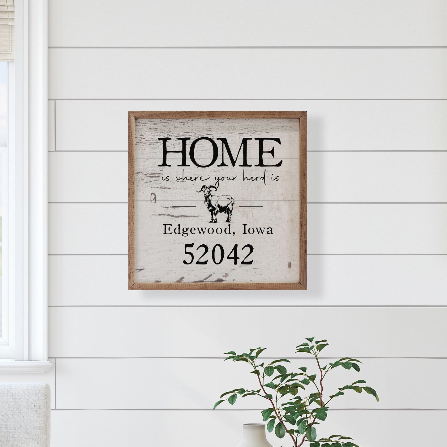 Home Goat Personalized City State Zip