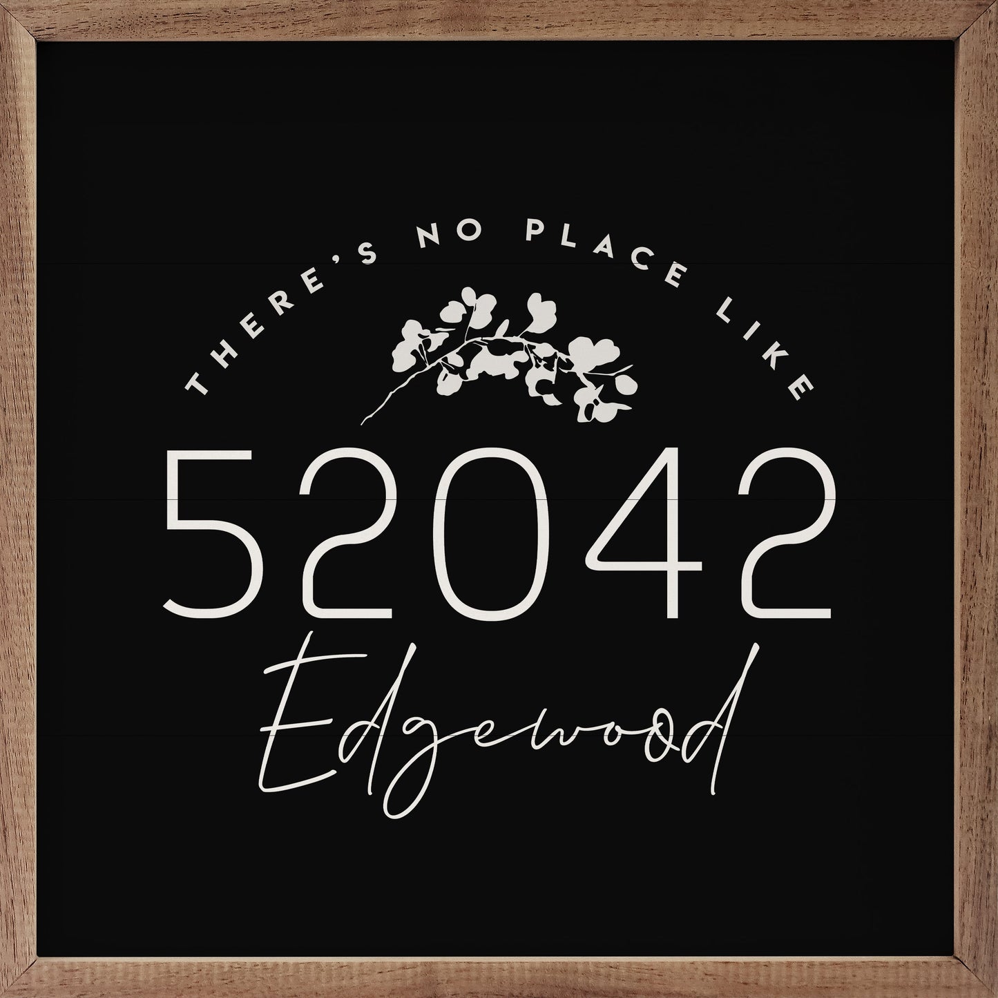 No Place Like Home Personalized City Zip