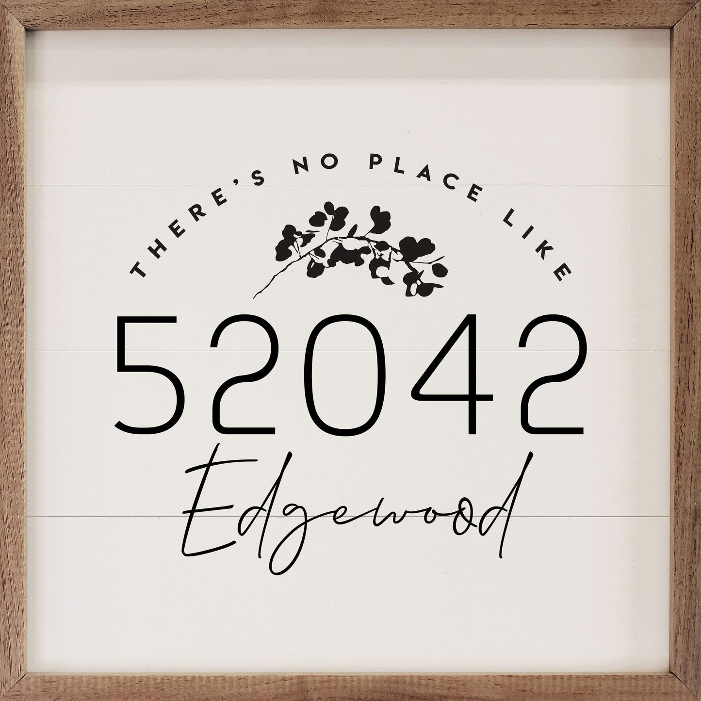 No Place Like Home Personalized City Zip