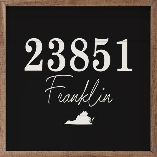 State Personalized Zip City