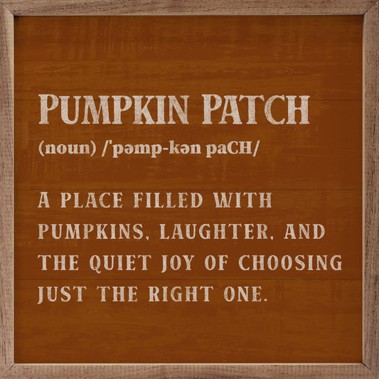 Pumpkin Patch Definition