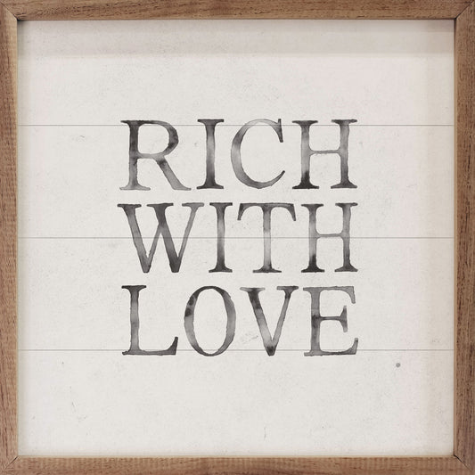 Rich With Love White